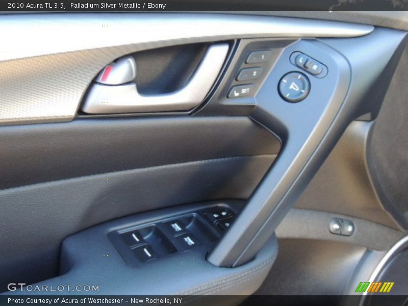 Palladium Silver Metallic / Ebony 2010 Acura TL 3.5