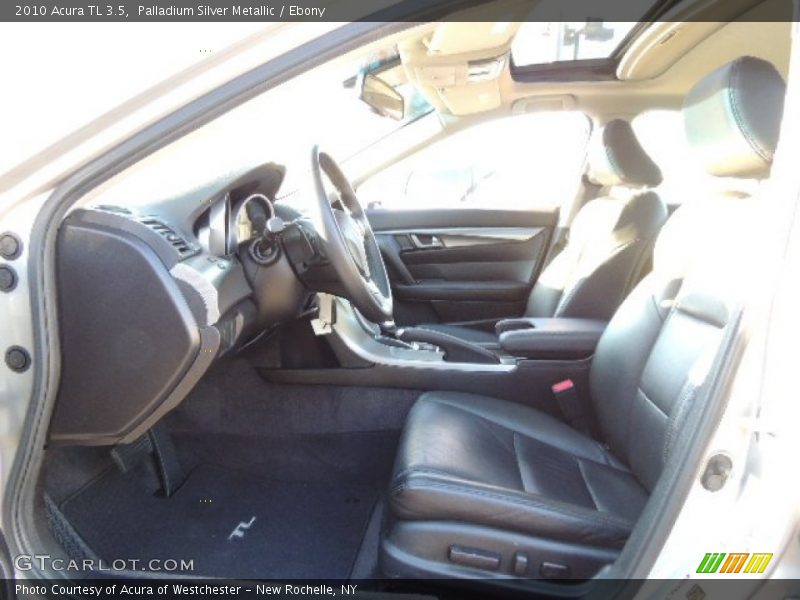 Palladium Silver Metallic / Ebony 2010 Acura TL 3.5