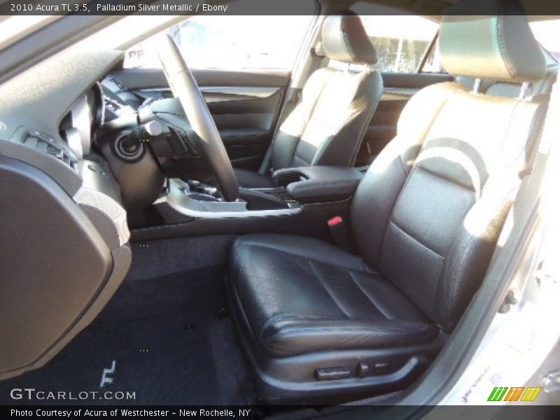 Palladium Silver Metallic / Ebony 2010 Acura TL 3.5