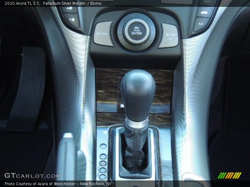Palladium Silver Metallic / Ebony 2010 Acura TL 3.5