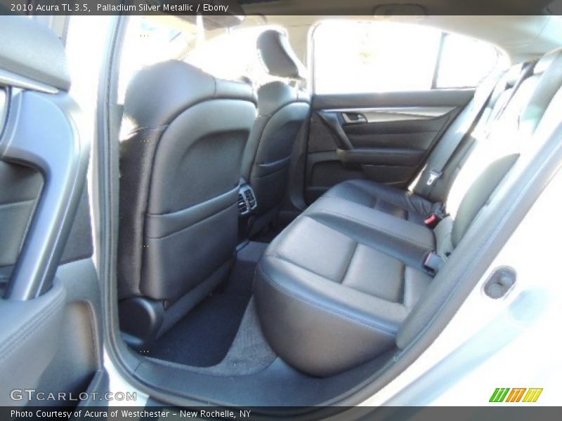 Palladium Silver Metallic / Ebony 2010 Acura TL 3.5
