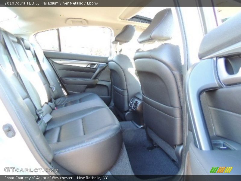 Palladium Silver Metallic / Ebony 2010 Acura TL 3.5