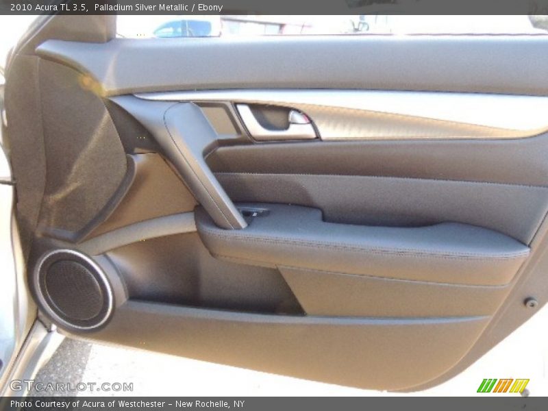 Palladium Silver Metallic / Ebony 2010 Acura TL 3.5