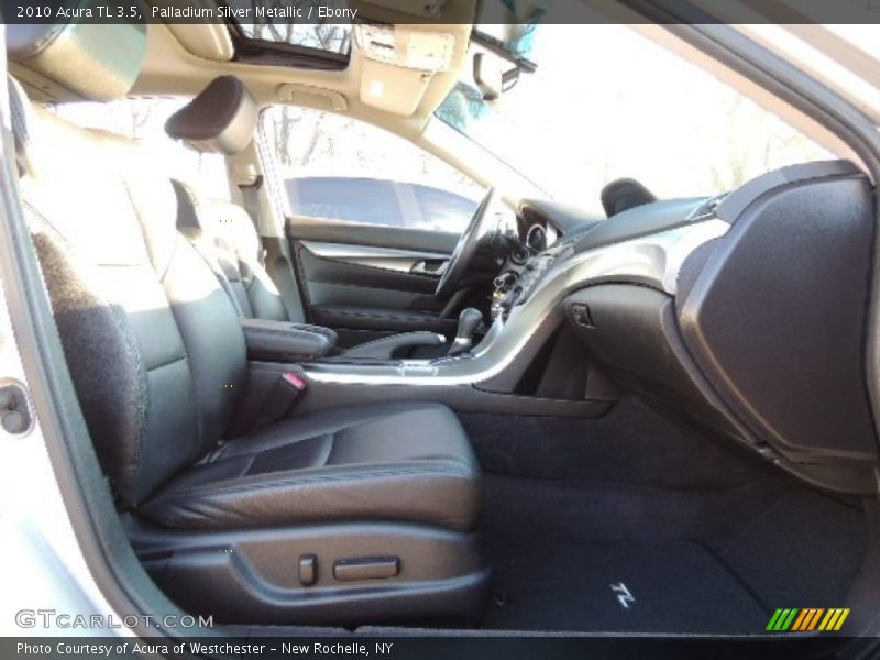 Palladium Silver Metallic / Ebony 2010 Acura TL 3.5