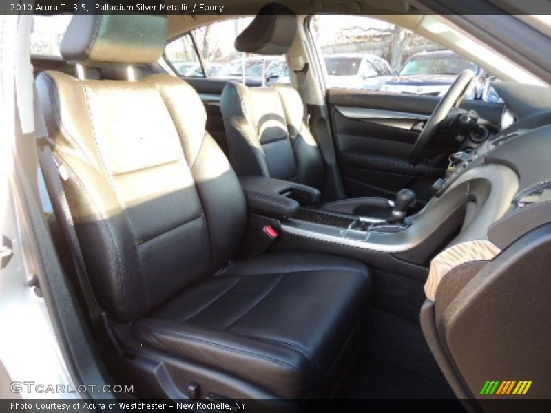 Palladium Silver Metallic / Ebony 2010 Acura TL 3.5