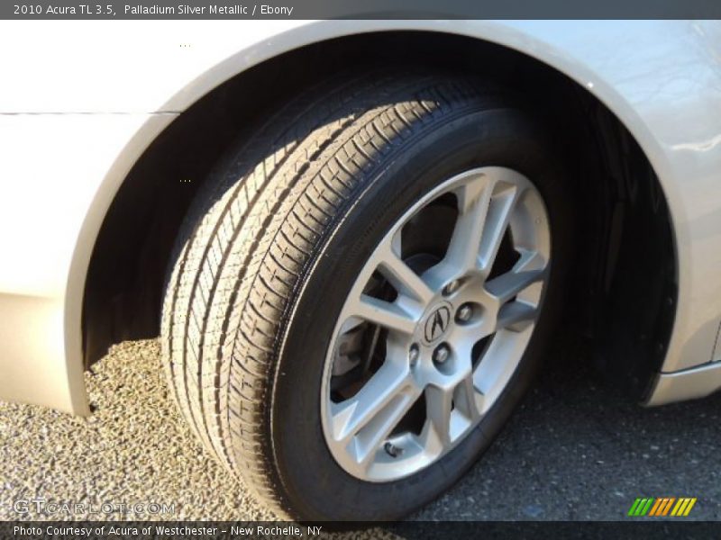 Palladium Silver Metallic / Ebony 2010 Acura TL 3.5