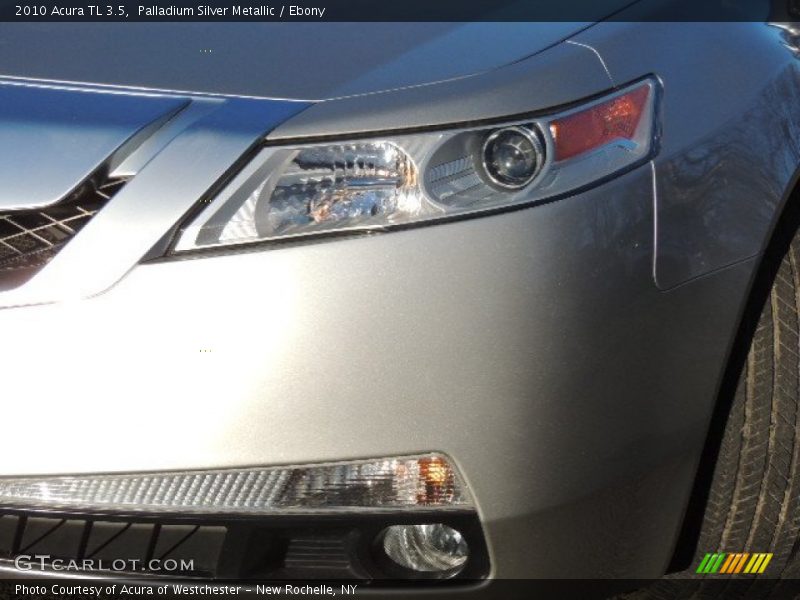 Palladium Silver Metallic / Ebony 2010 Acura TL 3.5