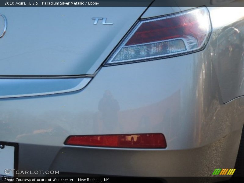 Palladium Silver Metallic / Ebony 2010 Acura TL 3.5