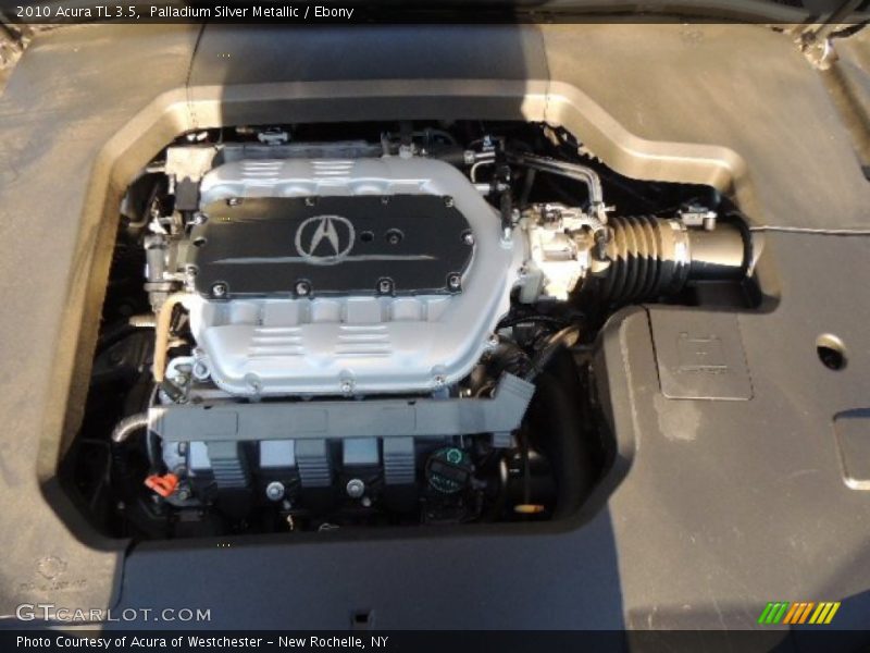 Palladium Silver Metallic / Ebony 2010 Acura TL 3.5