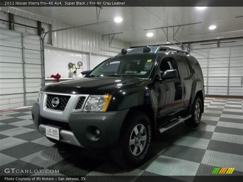 Super Black / Pro 4X Gray Leather 2011 Nissan Xterra Pro-4X 4x4