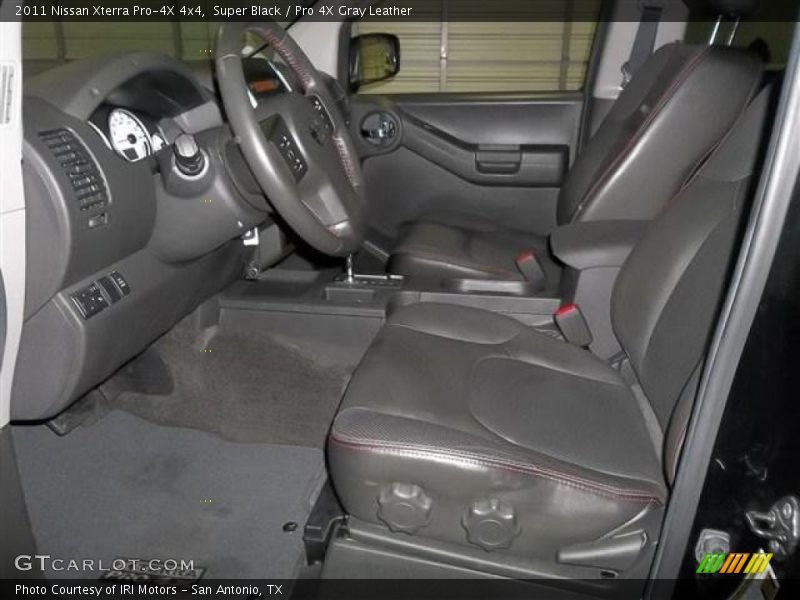 Super Black / Pro 4X Gray Leather 2011 Nissan Xterra Pro-4X 4x4
