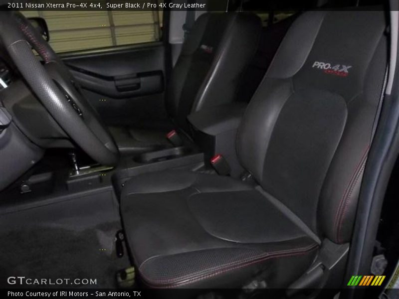 Super Black / Pro 4X Gray Leather 2011 Nissan Xterra Pro-4X 4x4