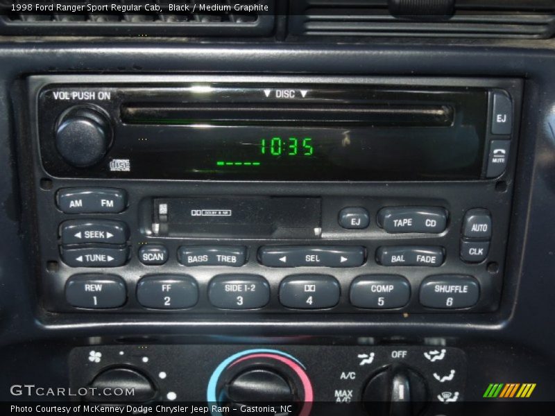 Audio System of 1998 Ranger Sport Regular Cab