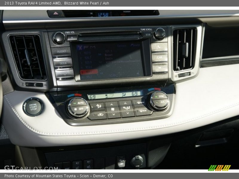 Controls of 2013 RAV4 Limited AWD