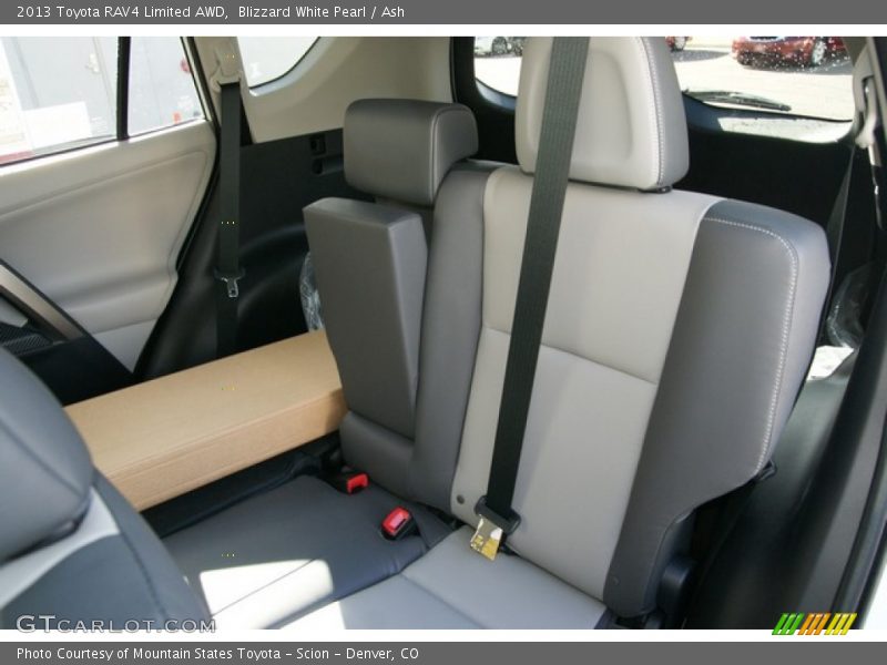 Rear Seat of 2013 RAV4 Limited AWD