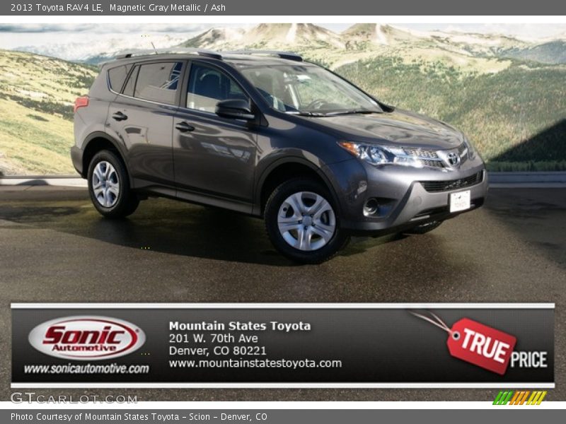 Magnetic Gray Metallic / Ash 2013 Toyota RAV4 LE