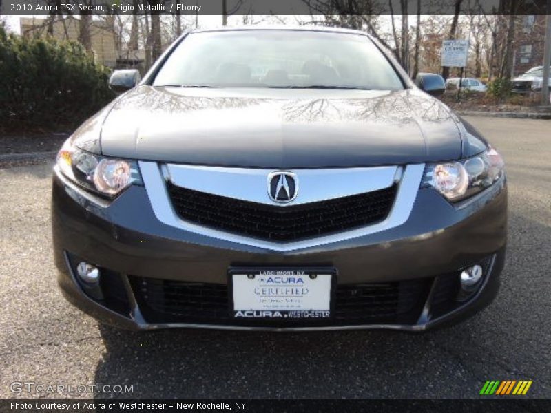Grigio Metallic / Ebony 2010 Acura TSX Sedan