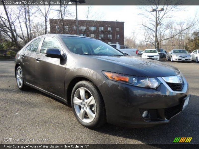 Grigio Metallic / Ebony 2010 Acura TSX Sedan