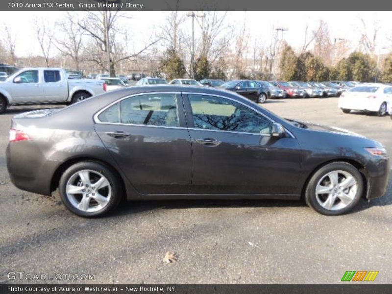 Grigio Metallic / Ebony 2010 Acura TSX Sedan