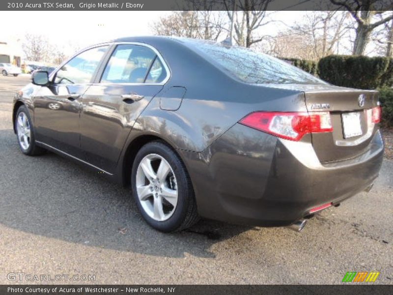 Grigio Metallic / Ebony 2010 Acura TSX Sedan