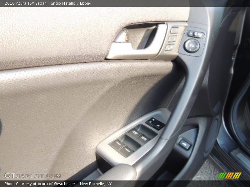 Grigio Metallic / Ebony 2010 Acura TSX Sedan