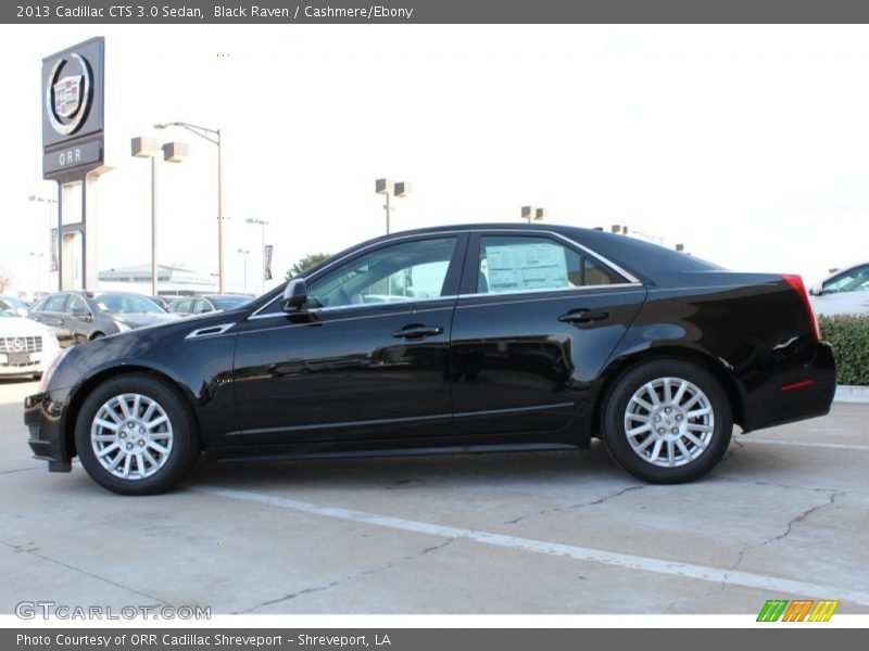 Black Raven / Cashmere/Ebony 2013 Cadillac CTS 3.0 Sedan