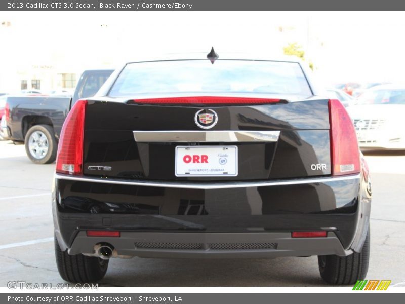 Black Raven / Cashmere/Ebony 2013 Cadillac CTS 3.0 Sedan
