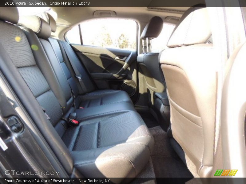 Grigio Metallic / Ebony 2010 Acura TSX Sedan
