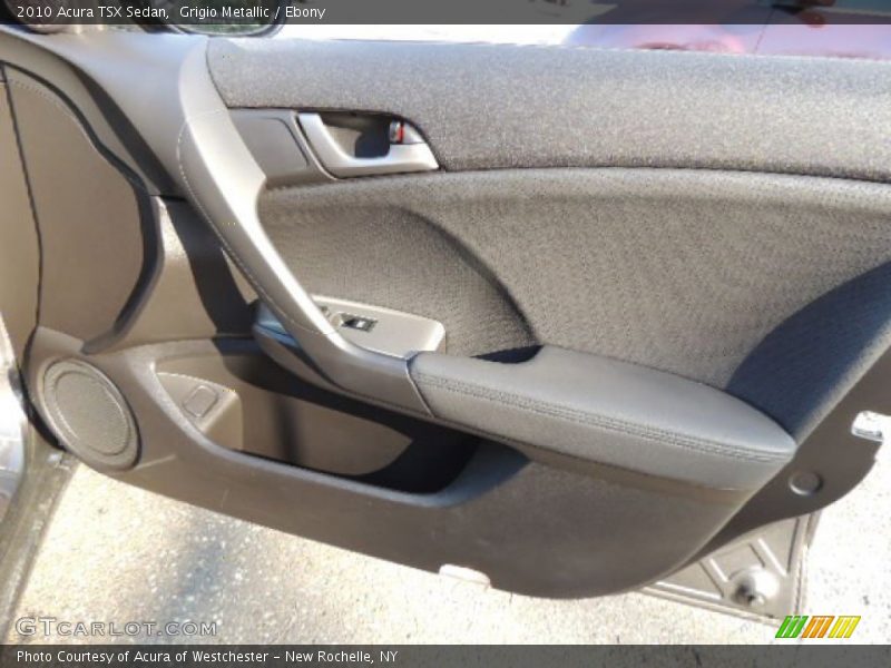 Grigio Metallic / Ebony 2010 Acura TSX Sedan