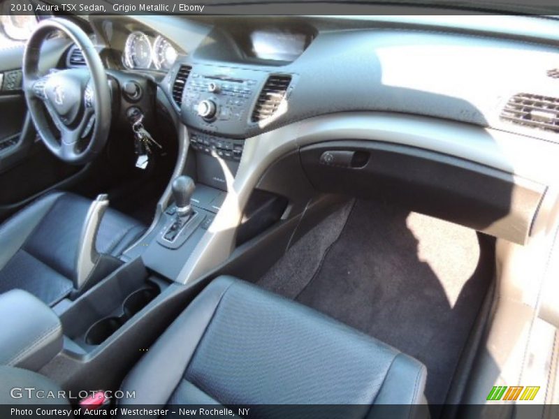 Grigio Metallic / Ebony 2010 Acura TSX Sedan