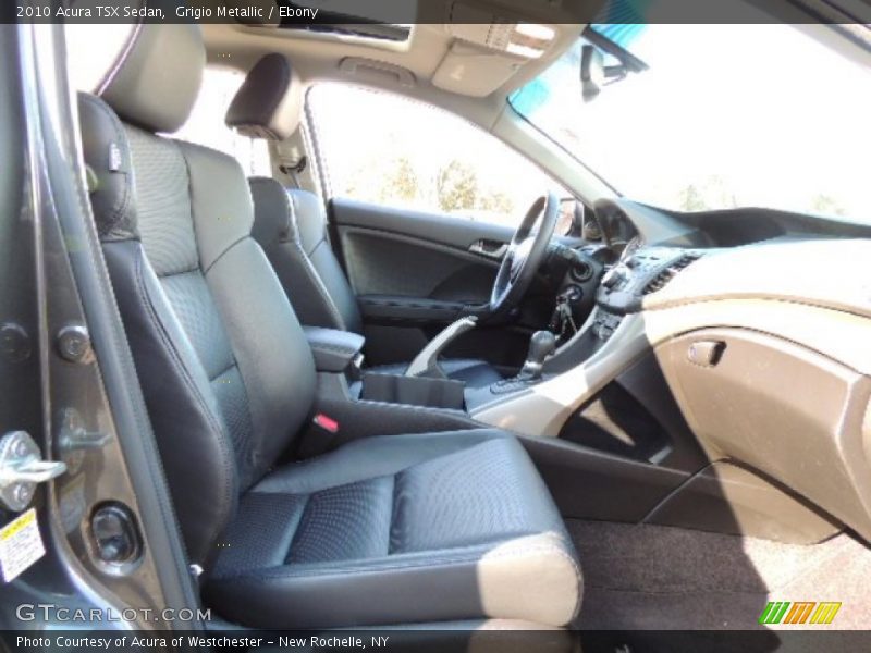Grigio Metallic / Ebony 2010 Acura TSX Sedan