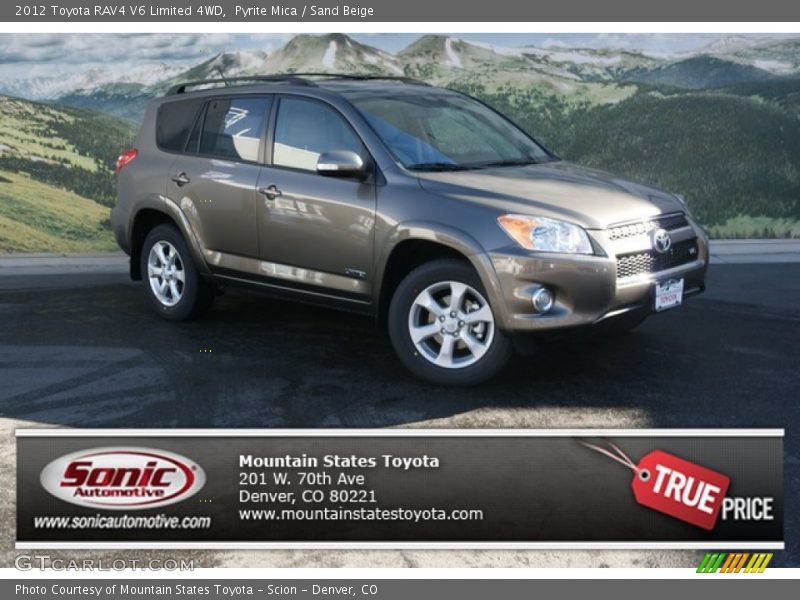 Pyrite Mica / Sand Beige 2012 Toyota RAV4 V6 Limited 4WD