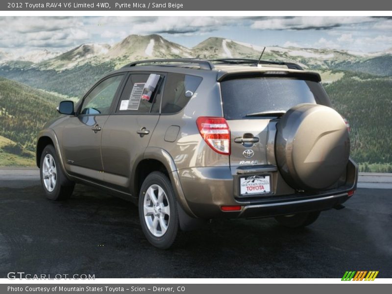 Pyrite Mica / Sand Beige 2012 Toyota RAV4 V6 Limited 4WD