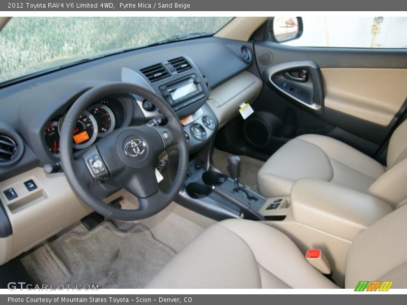 Pyrite Mica / Sand Beige 2012 Toyota RAV4 V6 Limited 4WD
