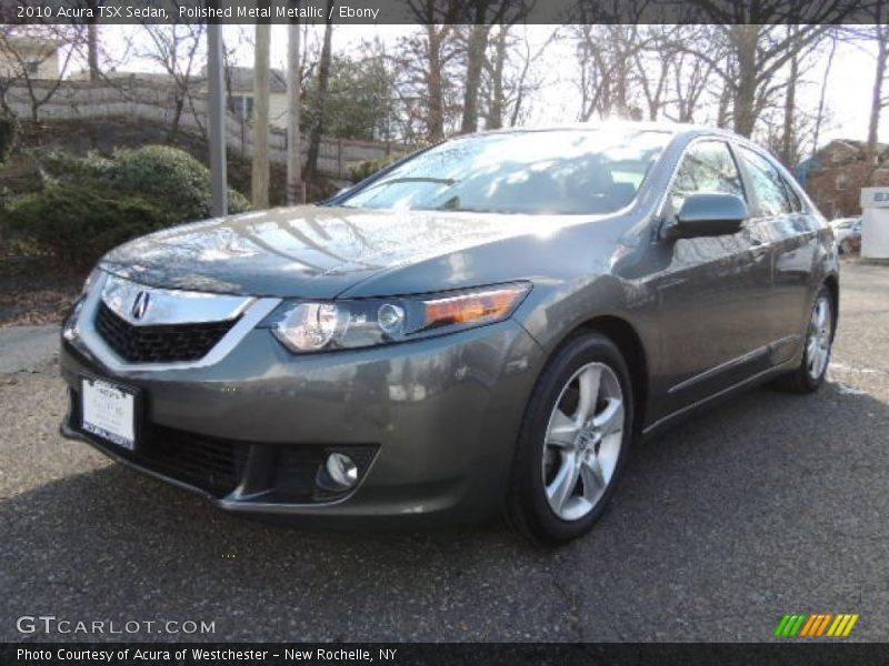 Polished Metal Metallic / Ebony 2010 Acura TSX Sedan