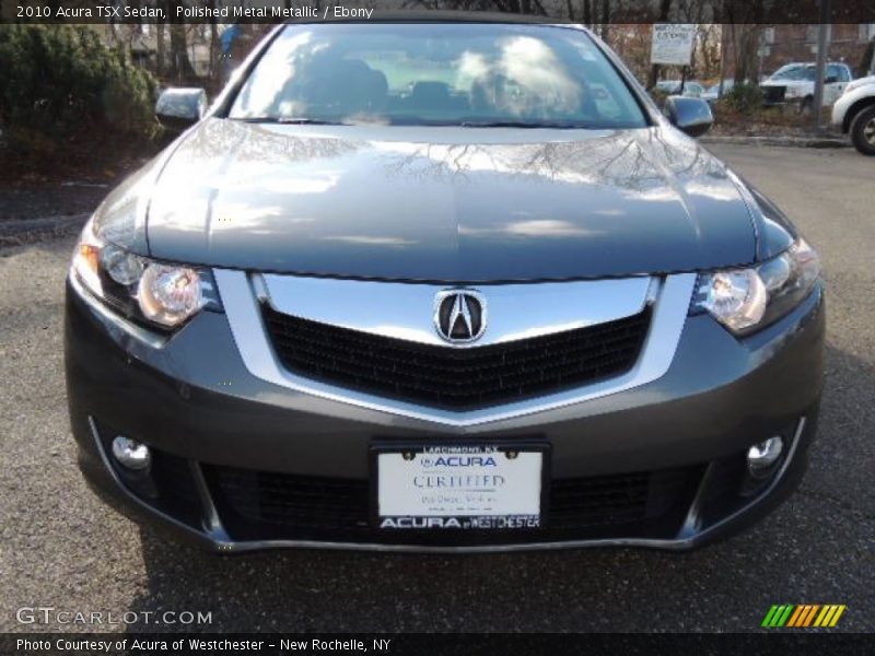 Polished Metal Metallic / Ebony 2010 Acura TSX Sedan