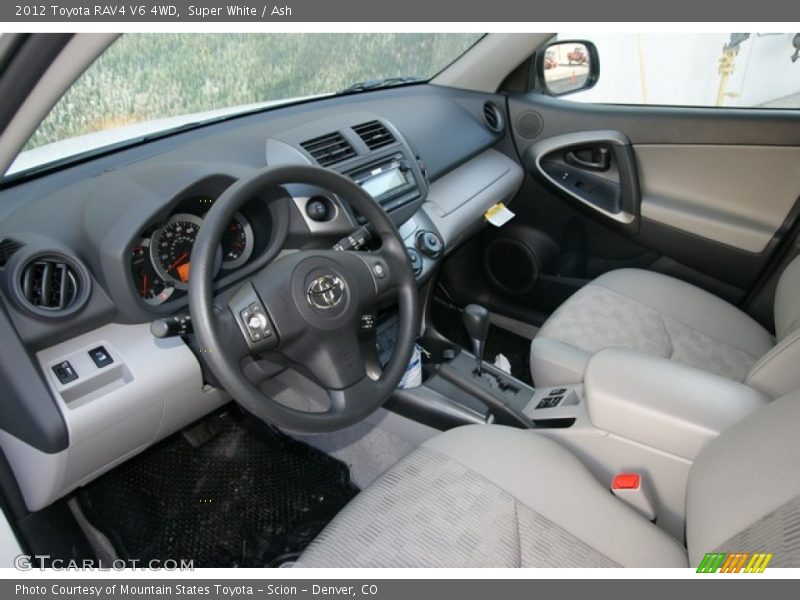 Super White / Ash 2012 Toyota RAV4 V6 4WD