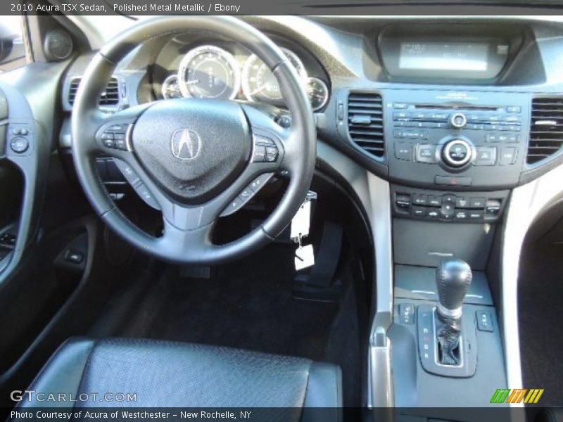 Polished Metal Metallic / Ebony 2010 Acura TSX Sedan
