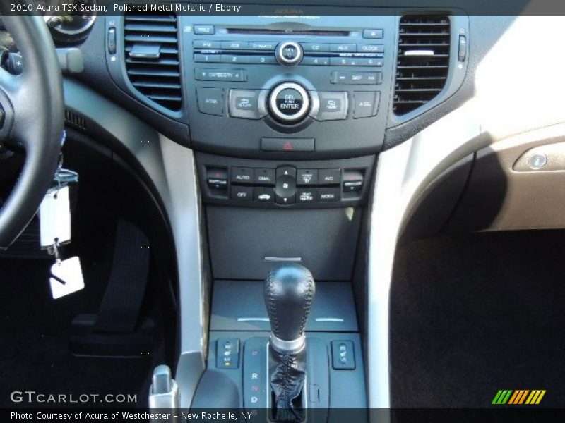 Polished Metal Metallic / Ebony 2010 Acura TSX Sedan