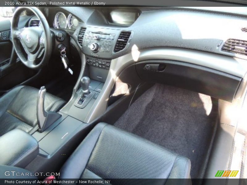 Polished Metal Metallic / Ebony 2010 Acura TSX Sedan