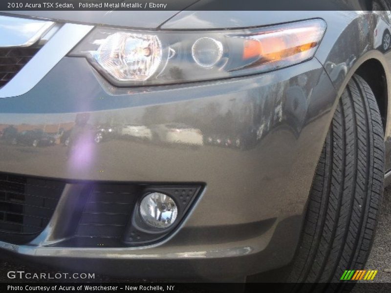Polished Metal Metallic / Ebony 2010 Acura TSX Sedan