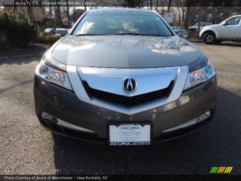 Polished Metal Metallic / Ebony 2010 Acura TL 3.5