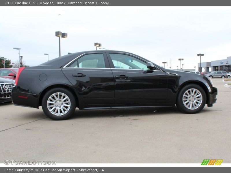 Black Diamond Tricoat / Ebony 2013 Cadillac CTS 3.0 Sedan