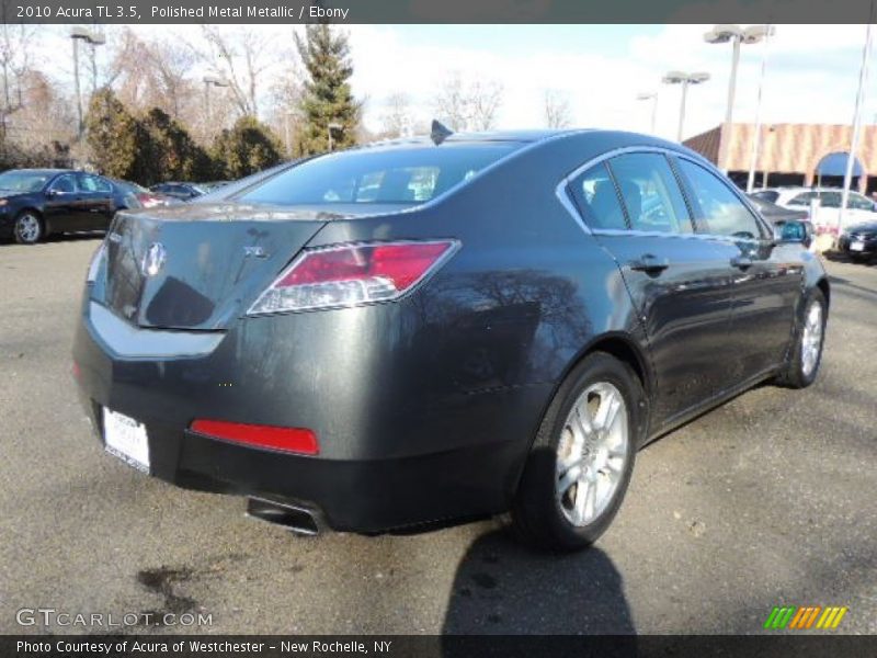 Polished Metal Metallic / Ebony 2010 Acura TL 3.5