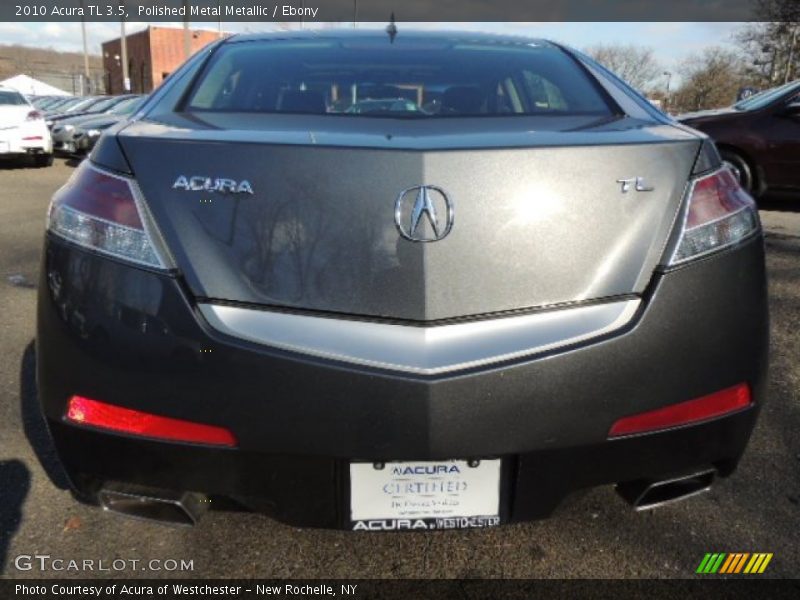 Polished Metal Metallic / Ebony 2010 Acura TL 3.5
