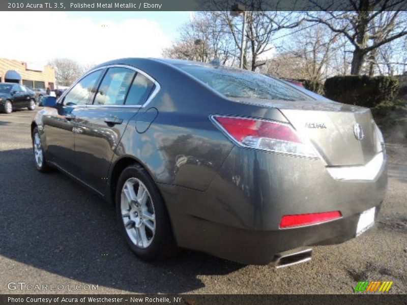 Polished Metal Metallic / Ebony 2010 Acura TL 3.5