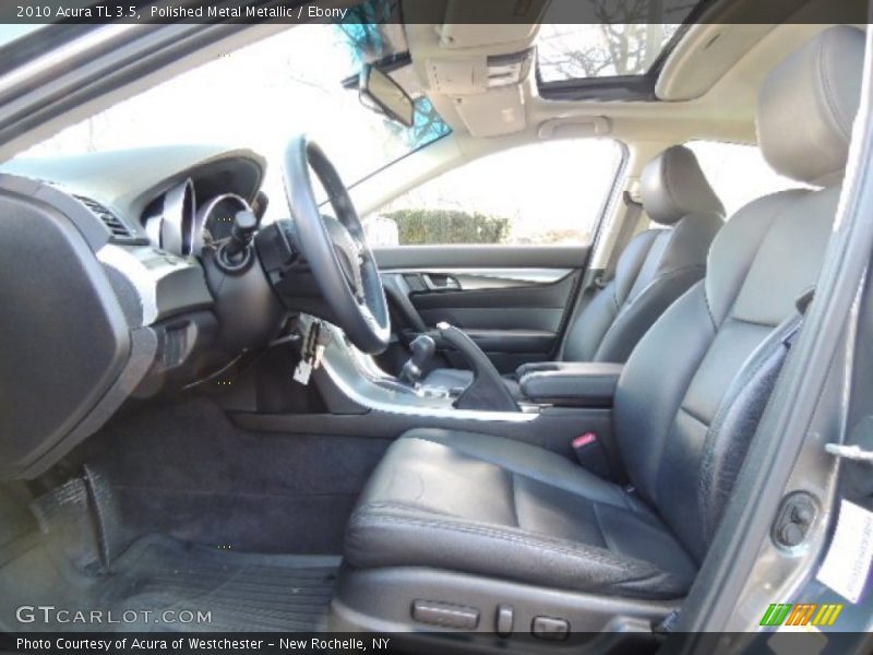 Polished Metal Metallic / Ebony 2010 Acura TL 3.5