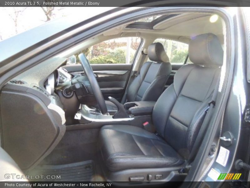 Polished Metal Metallic / Ebony 2010 Acura TL 3.5