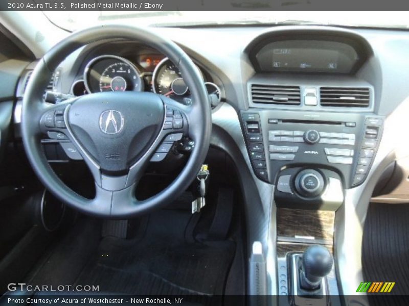 Polished Metal Metallic / Ebony 2010 Acura TL 3.5