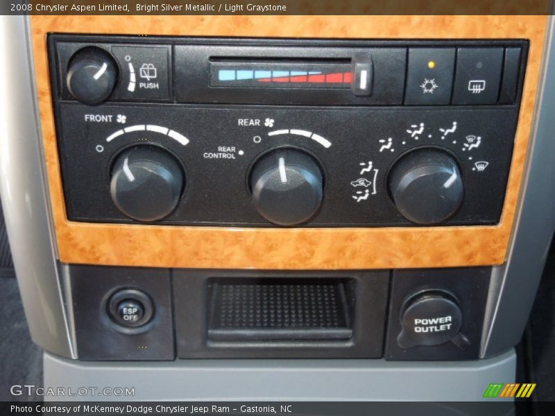 Controls of 2008 Aspen Limited